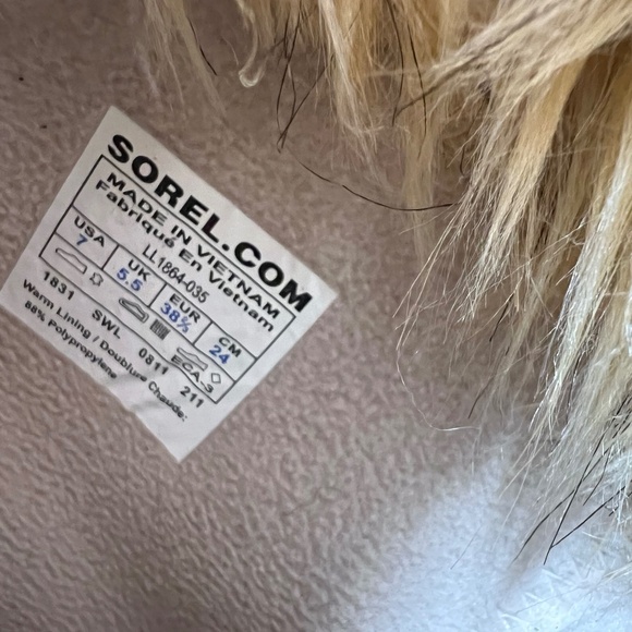 Sorel Tivoli Joan of Arctic Pewter Fur Lace Up Snow Boots 7 - Picture 5 of 9